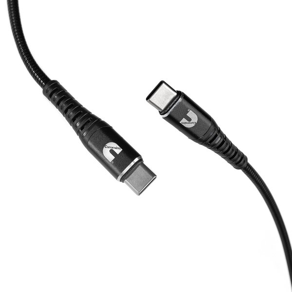 Cummins 8ft USB-C to USB-C Flex Steel Cable CMN5030